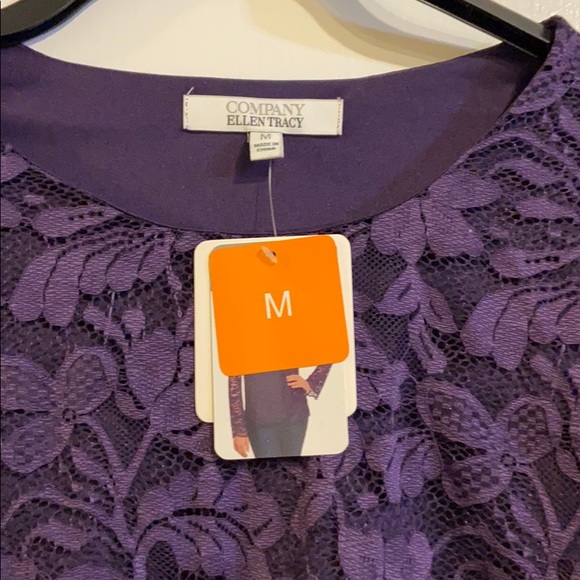 Brand new Ellen Tracy lace blouse